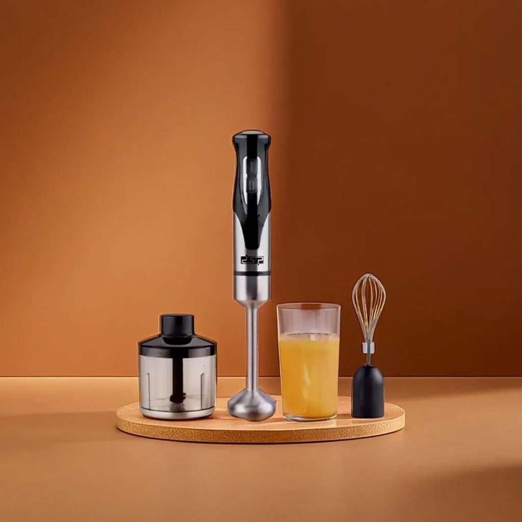 Hand Blender 4 in 1, 700W Immersion Blender with 2 Speeds, Copper Motor, Stainless Steel Shaft, Whisk, 500ml Chopper and 600ml Beaker, Easy-Clean Kitchen Blender, KM1116 - image 7