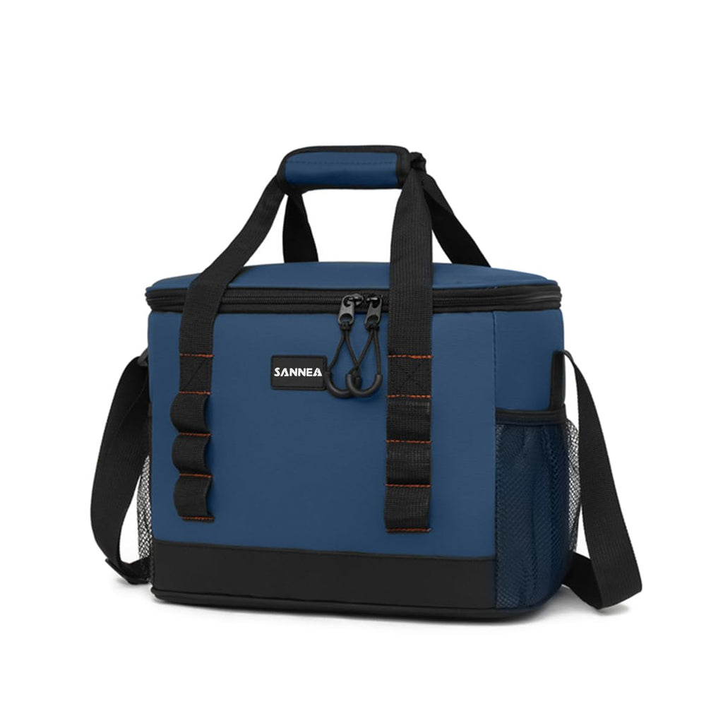 Insulated Lunch Bag 12L, Large Thermal Cooler Tote with Leak-Resistant Lining for Hot and Cold Meals, Reusable Lunch Box Carrier for Work, School, Picnic and Travel, BB-565, Blue - image 1