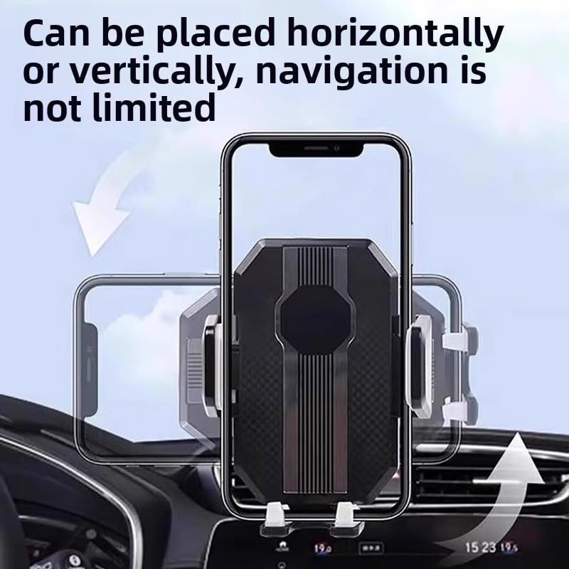 Car Phone Holder - Universal 360 Degree Strong Suction Cell Phone Holder Dashboard & Windshield, GPS Smart Phone Stand Car Mount, Safe & Stable, JX-601 - image 3