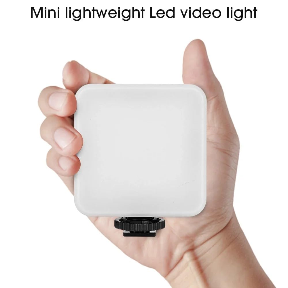 Selfie Light for Mobile with Clip, LED Video Light, 3 Brightness Modes, 3000-6500K, Rechargeable Portable for Phone, Laptop, Video Shooting, M-88 - image 2
