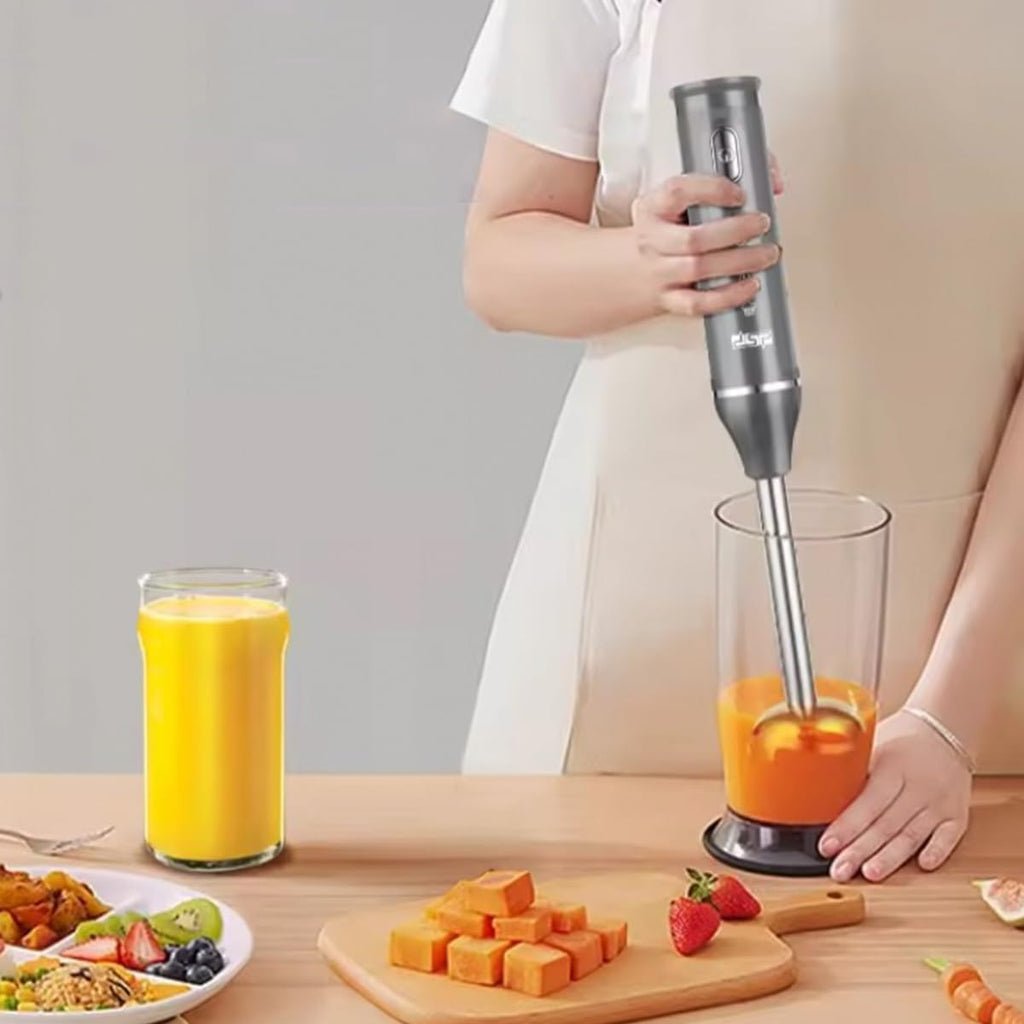 Hand Blender 200W, Electric Immersion Stick Blender with Full Copper Motor, 304 Stainless Steel Blade, Single Speed and Detachable Shaft for Soups, Sauces and Smoothies, KM1094 - image 6