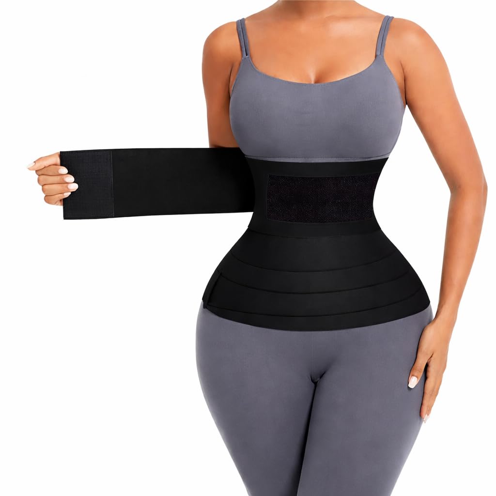 Waist Trainer for Women, Waist Trimmer Belt, Waist Cincher Corset, Adjustable Waist Shaper, Tummy Support Shapewear with Adjustable Strap (3 Metre) - image 1