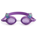 Swimming Goggles with Clear Lenses, Adjustable Silicone Strap, Comfortable One Size Swim Eyewear for Pool, Beach and Training, SB-379, Mermaid Purple - image 1