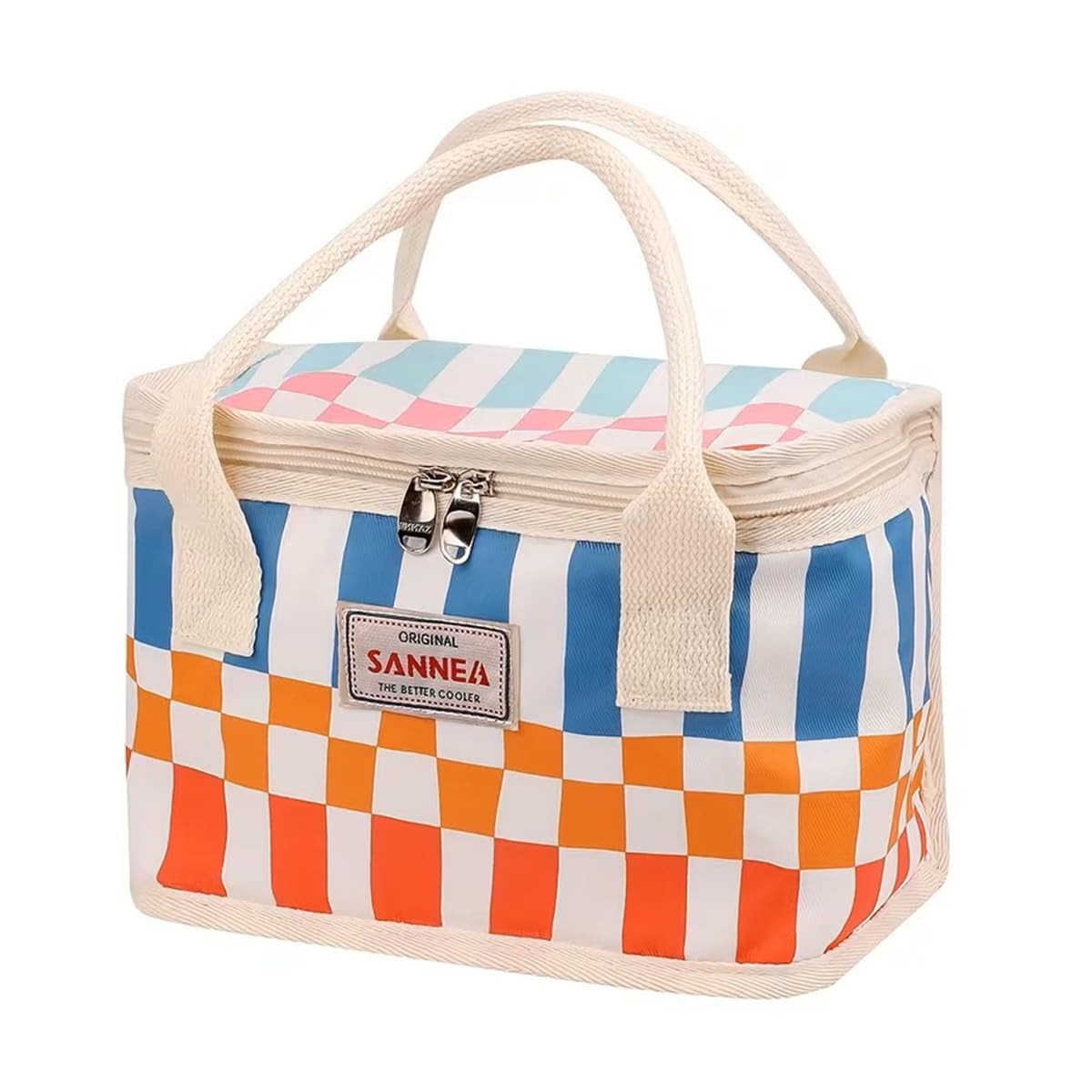 Insulated Lunch Bag 6L, Compact Thermal Cooler Tote with Leak-Resistant Lining and Water-Resistant Food Carrier Design for Work, School, Picnic and Travel, BB-552 - image 1