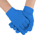 Moisturizing Gel Gloves for Dry Hands, Spa Hand Care with Jojoba Oil, Olive Oil, Vitamin E and Plant Essential Oils, 20-Minute Softening Treatment, Blue - image 1