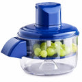Automatic Fruit Peeler, 5 Stainless Steel Blades Peeling Machine with Compact ABS Body for Garlic, Small Fruits and Vegetables, Kitchen Meal Preparation - image 1