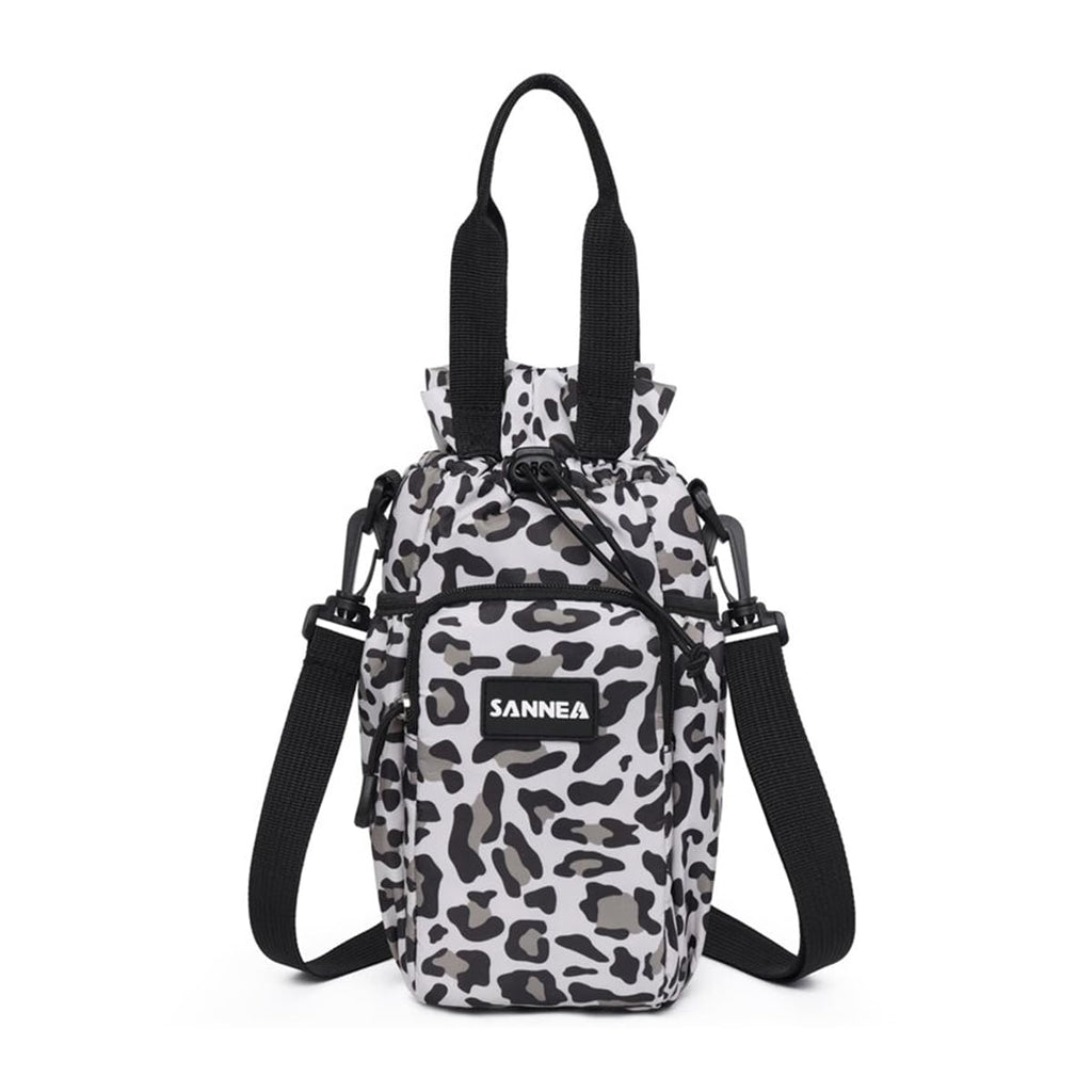 Insulated Lunch Bag 1.5L, Compact Thermal Cooler Tote with Leak-Resistant Lining for Small Food Containers, Snacks, Office, School, Travel and Picnic, BB-532, (Leopard White) - image 1