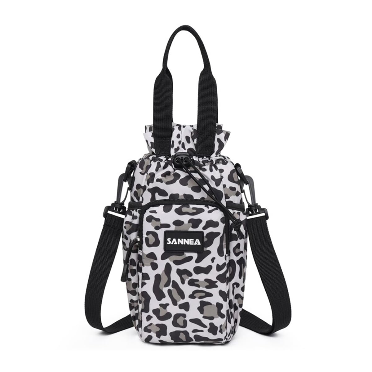 Insulated Lunch Bag 1.5L, Compact Thermal Cooler Tote with Leak-Resistant Lining for Small Food Containers, Snacks, Office, School, Travel and Picnic, BB-532, (Leopard White) - image 1