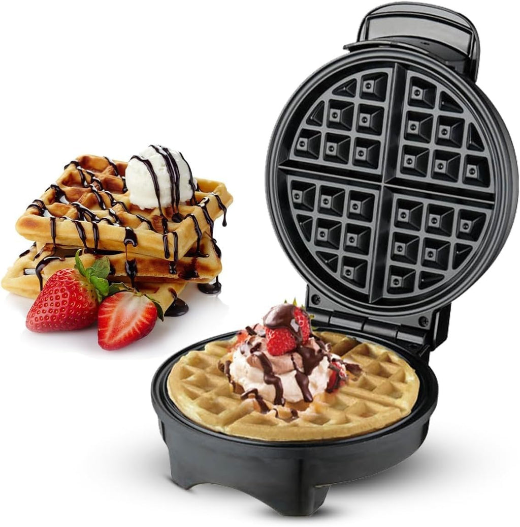 Waffle Maker 850W with Non-Stick Plates, Adjustable Temperature Control and Cool-Touch Housing for Sweet and Savoury Breakfasts, KC1048 - image 1