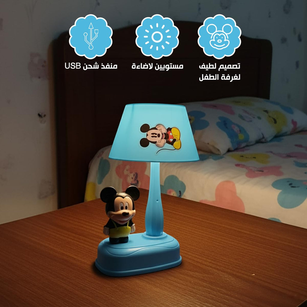LED Desk Lamp, Foldable Multi-Angle Adjustable Table Light with Power Switch and Soft Glow for Study, Reading, Bedside, Home and Office, Blue - image 2