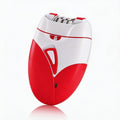 Epilator for Women, 2-Speed Cordless Hair Remover with LED Light, Washable Head, 7W Body and Facial Hair Removal Device for Legs, Arms and Bikini Area, Red and White, CR-8810 - image 1