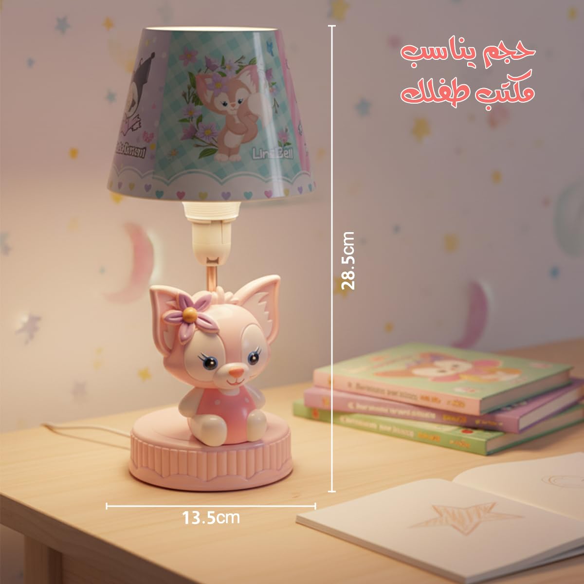 LED Desk Lamp, Multi-Angle Adjustable Foldable Study and Reading Light with Power Switch and Soft Illumination for Bedroom, Home and Office, Light Pink - image 5