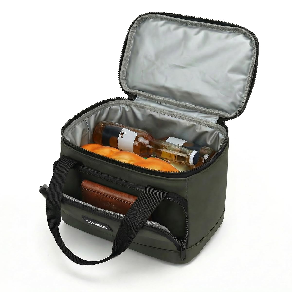 Insulated Lunch Bag 7L Thermal Lunch Box Tote, Waterproof Leakproof Food Storage Cooler Bag for Hot Cold Meals Work School Travel Picnic, BB-561 (Green) - image 1