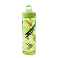 Water Bottle 650ml BPA-Free Plastic with Carry Handle, Leak-Resistant Sports Drinking Bottle for Gym, School, Travel, Home and Outdoor Use, FL-236-B, Green - image 1