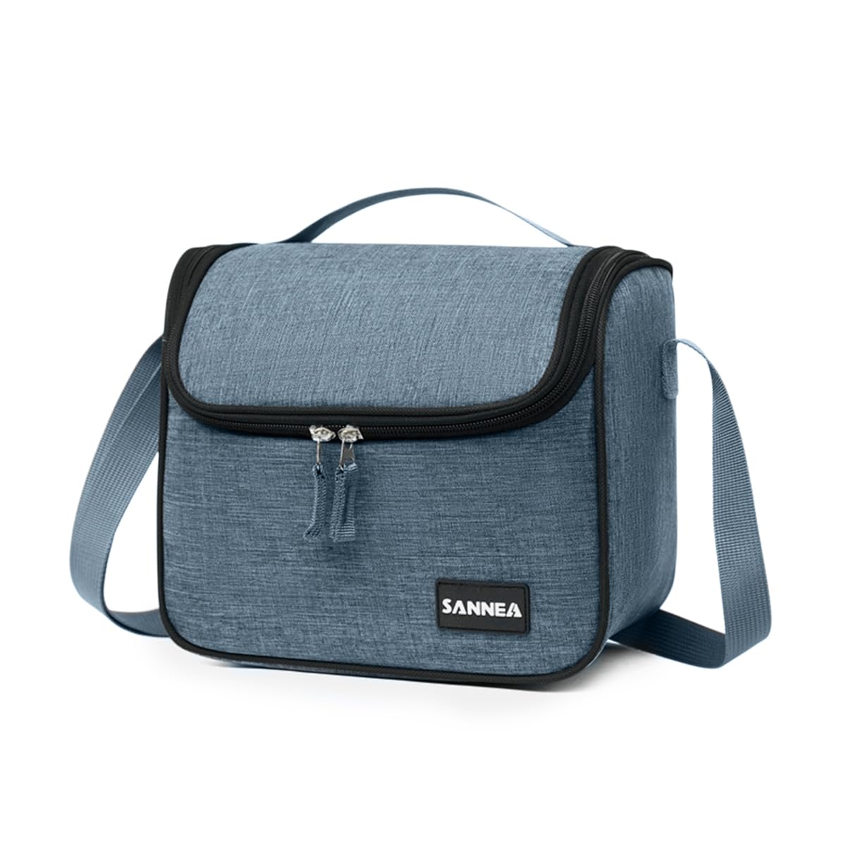 Lunch Bag 6L Insulated Thermal Cooler Tote Waterproof Leak-Resistant Food Storage for Work School Picnic Travel Black BB-539 - image 1