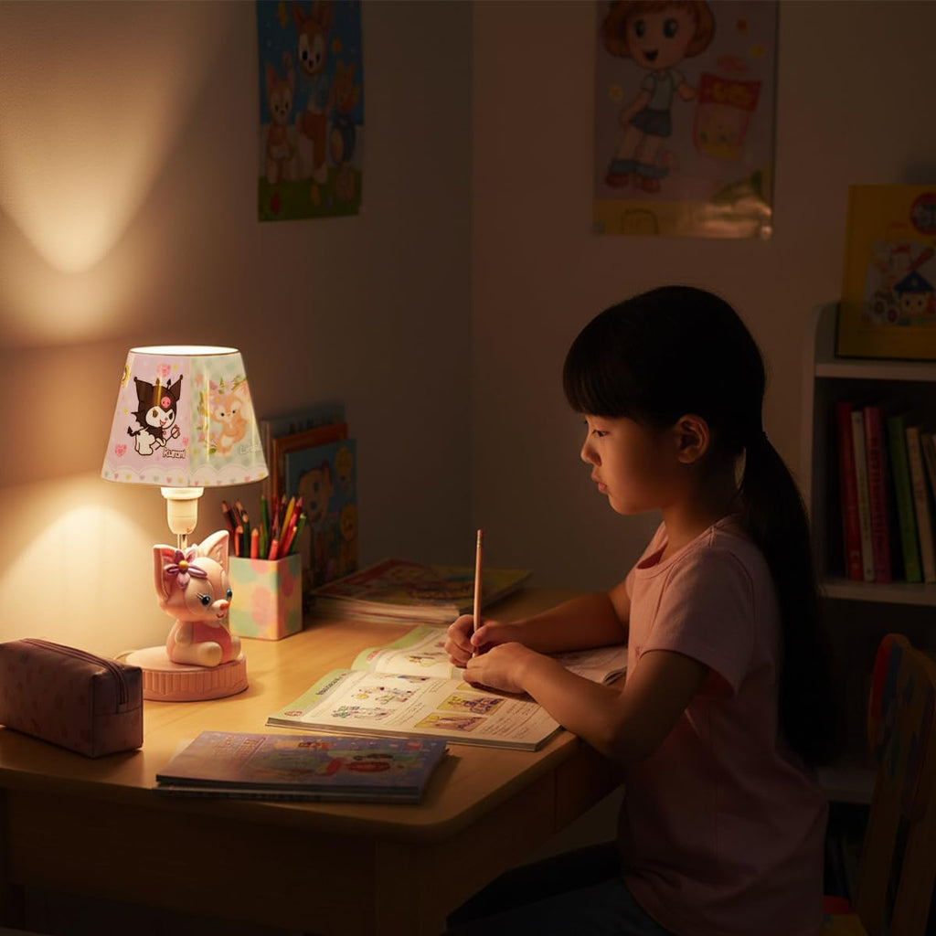 LED Desk Lamp, Multi-Angle Adjustable Foldable Study and Reading Light with Power Switch and Soft Illumination for Bedroom, Home and Office, Light Pink - image 6