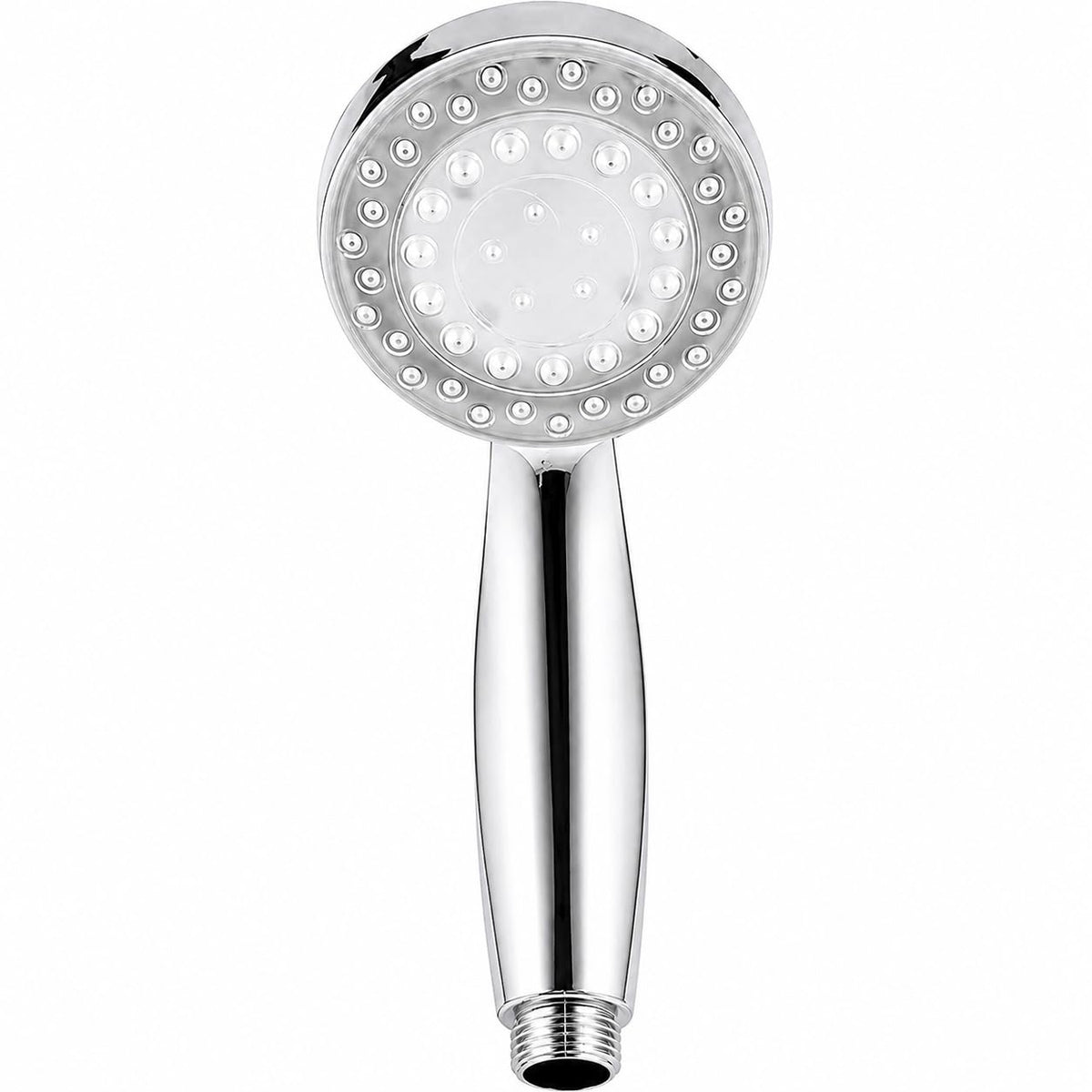 Handheld Shower Head with LED Color-Changing Light, High-Pressure Water-Powered Detachable Bathroom Sprayer for Home Spa Use, B-208 - image 1