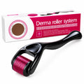 Derma Roller 540 Micro Needles, Manual Microneedling Face Roller for Men and Women, Compact Cosmetic Skin Care Tool with Ergonomic Handle for Home Use (1.00 mm) - image 1