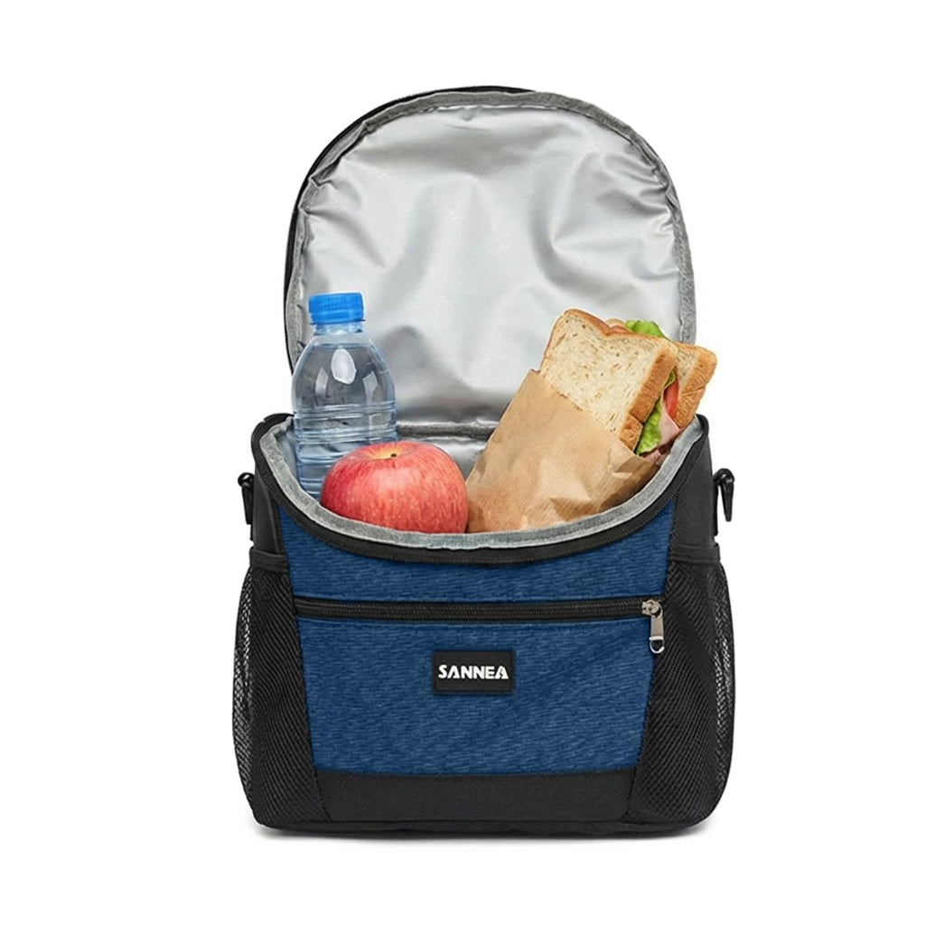 Insulated Lunch Bag 9L Thermal Cooler Tote, Waterproof Leakproof Lunch Box Carrier for Hot Cold Meals Work School Picnic Travel, BB-521 (Blue) - image 1