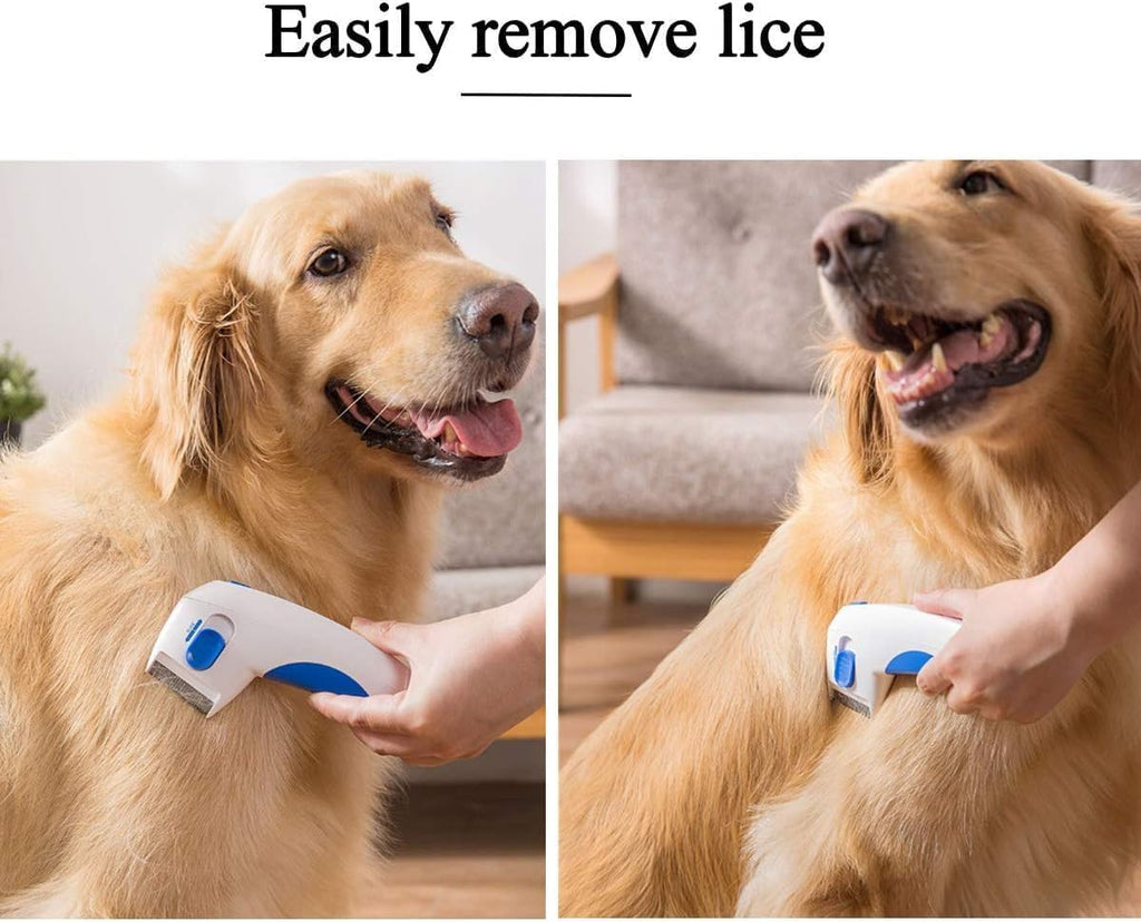 Electric Flea Comb for Cats and Dogs, Chemical Free and Pesticide Free, Gentle Safe Pet Grooming, Instantly Stuns Fleas on Contact, No Harm to Your Pet - image 2