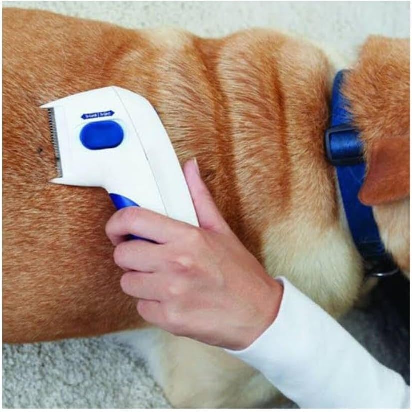 Electric Flea Comb for Cats and Dogs, Chemical Free and Pesticide Free, Gentle Safe Pet Grooming, Instantly Stuns Fleas on Contact, No Harm to Your Pet - image 5