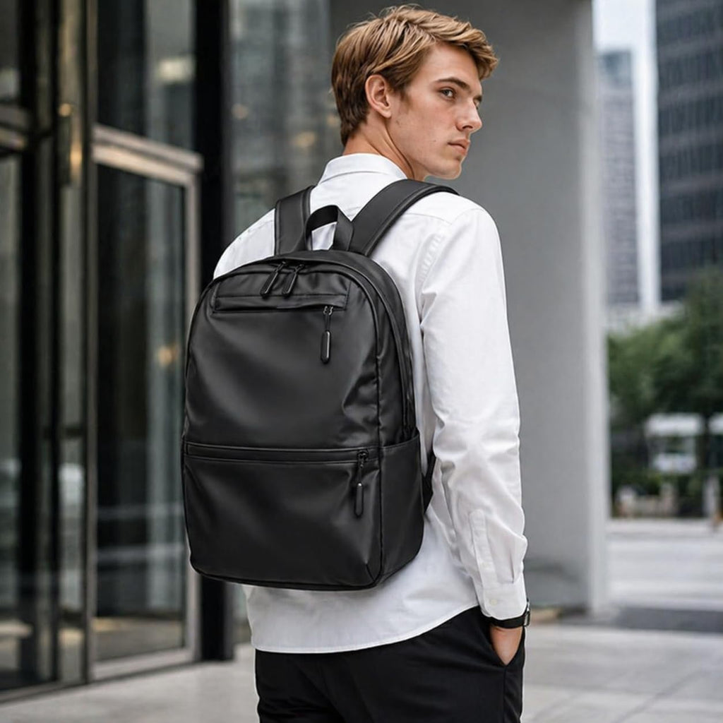 Laptop Backpack with USB Charging Port, Lightweight Nylon Multi-Pocket Large Capacity Travel, School and Work Bag for Men and Women - image 6