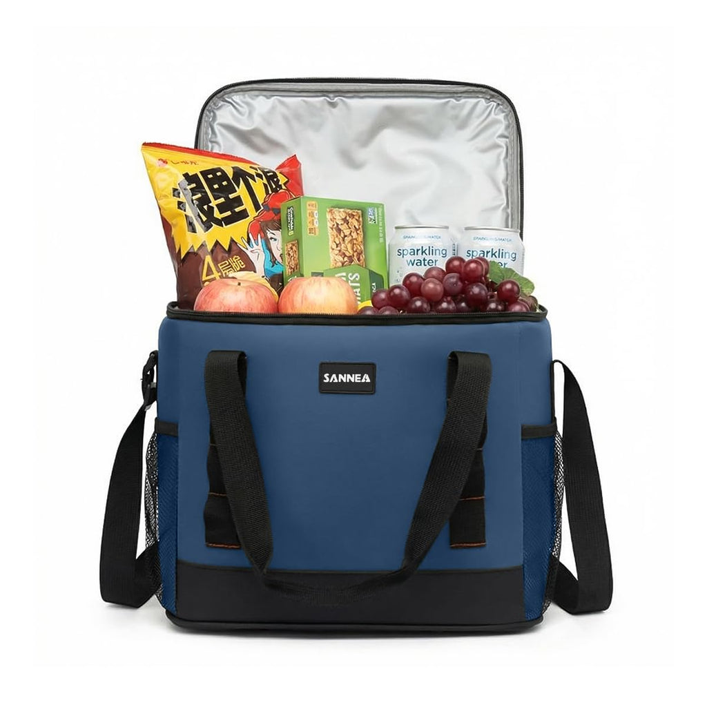 Lunch Bag 12 L, Insulated Thermal Cooler Tote, Waterproof Leakproof Food Storage for Hot and Cold Meals, Work, School, Picnic and Travel, BB-565 (Blue) - image 1