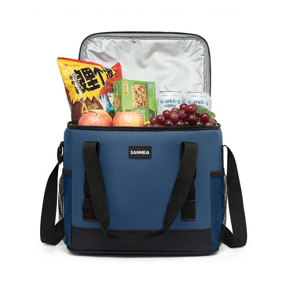 Lunch Bag 12 L, Insulated Thermal Cooler Tote, Waterproof Leakproof Food Storage for Hot and Cold Meals, Work, School, Picnic and Travel, BB-565 (Blue) - image 1