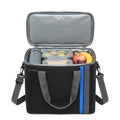 Lunch Bag, Insulated Thermal Cooler Tote 22 L, Waterproof Leakproof Food Storage for Hot and Cold Meals, Picnic, Work, School and Travel, hanso, BB-571 (Black/Blue) - image 1