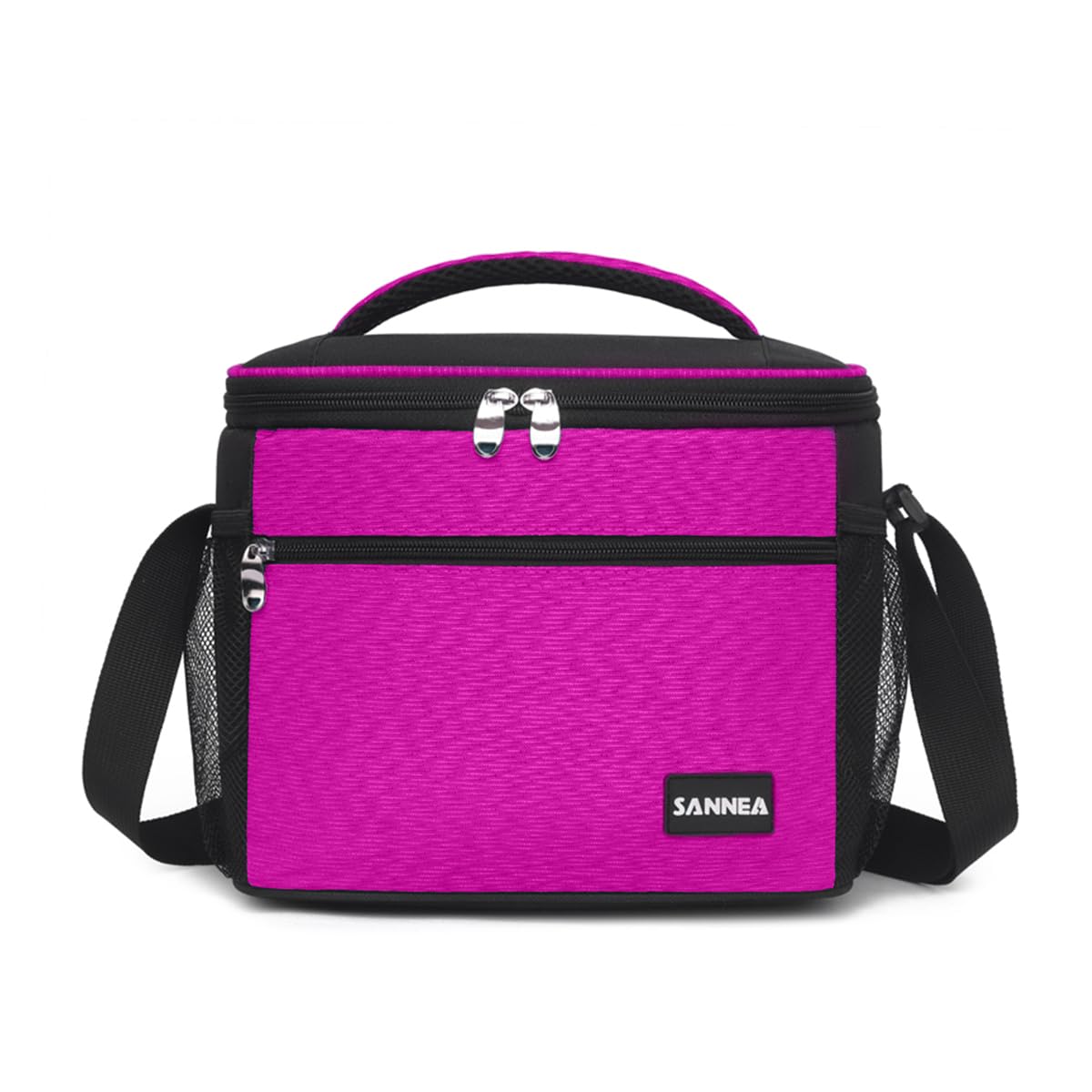 Lunch Bag Insulated Food Cooler Bag 9 L Waterproof Leakproof Lunch Box Tote for Hot and Cold Meals Work School Picnic Storage Bag, BB-520 (Pink) - image 1