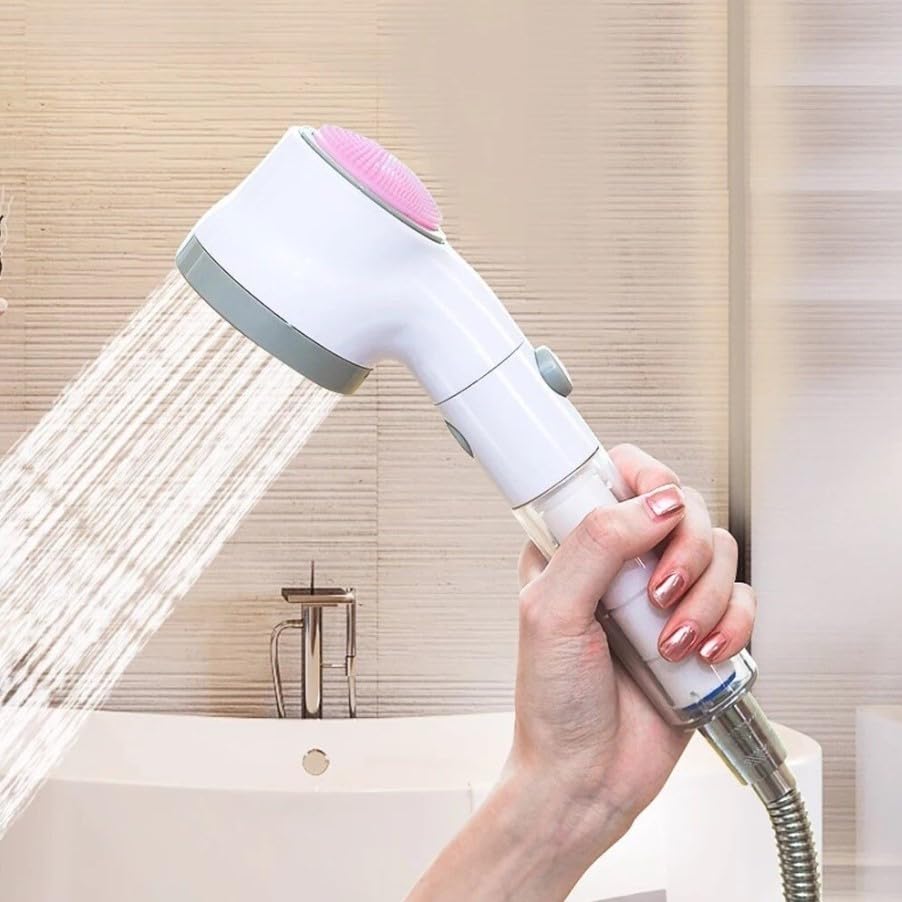 Shower Head with Filter, High Pressure Handheld Shower Head with Pause Switch, Removable Multi-Functional Bathroom Sprayer, Easy-Install ABS Design - image 8