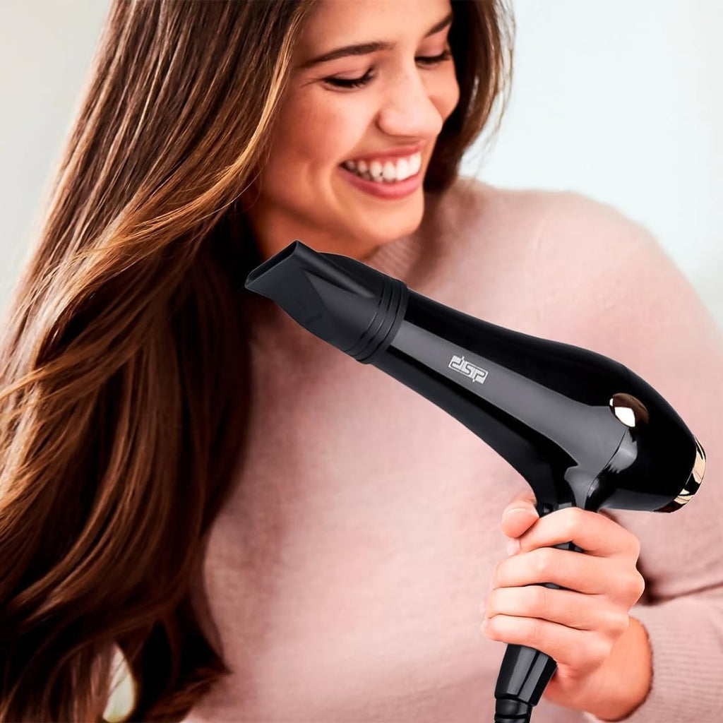 Hair Dryer 1600W, Compact Blow Dryer with Cool Shot Button, 3 Speed Levels, Lightweight DC Motor and Removable Filter for Fast Drying, Home and Travel, Model 30101 - image 6