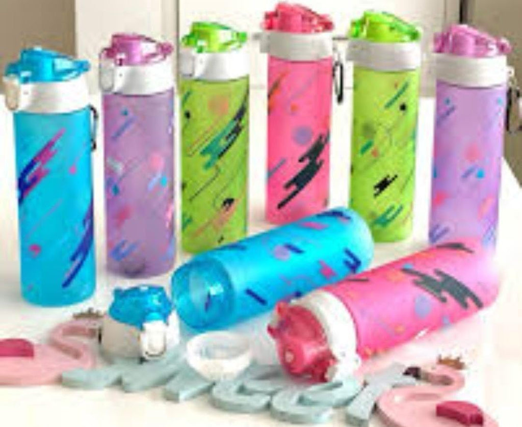 Water Bottle 650ml - BPA Free Sports Bottle with Airtight Leakproof Cap, Reusable Motivational Drink Bottle for Gym, School, Office, Travel, Students, Picnic, and Home Use (Pink) - image 5