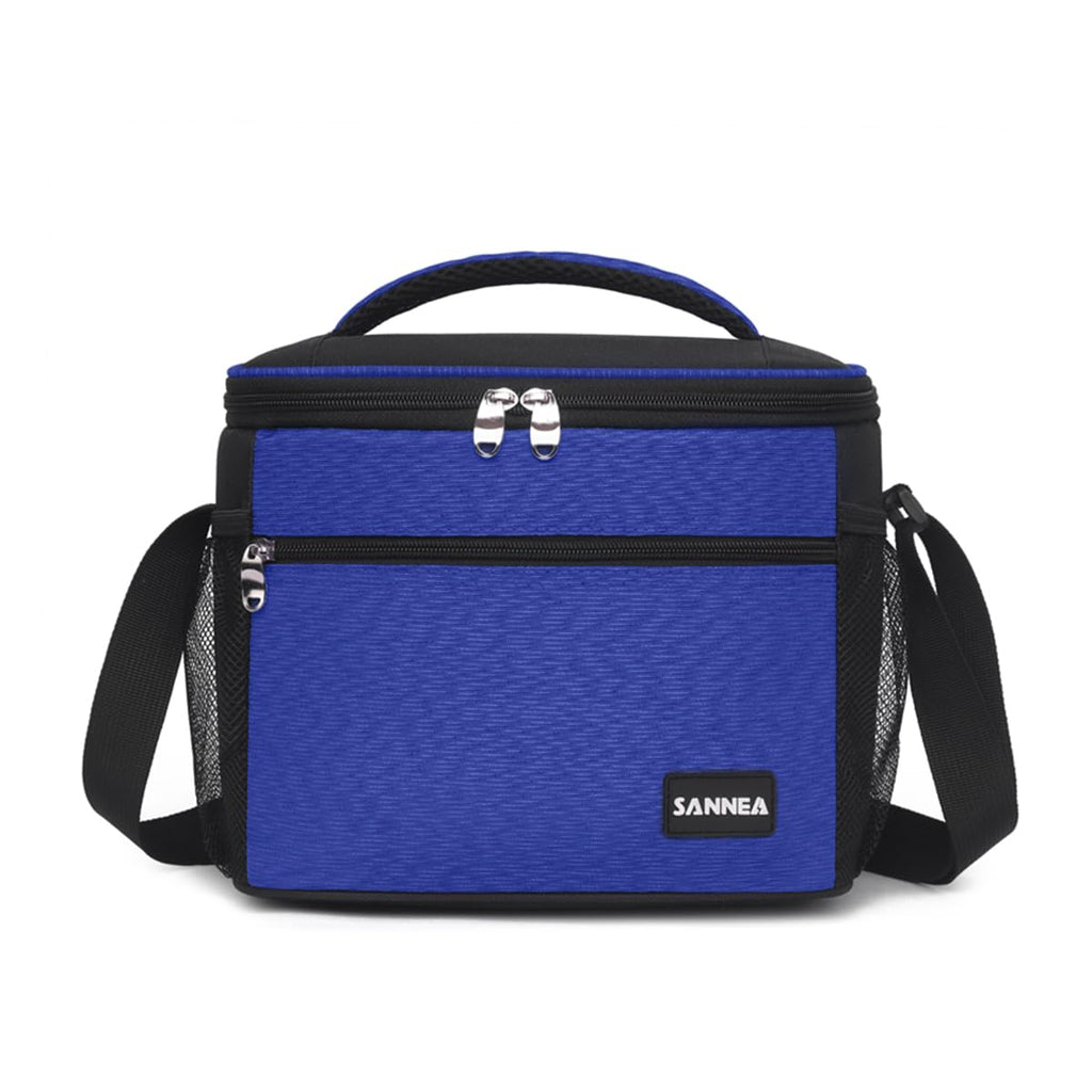 Lunch Bag Insulated Food Cooler Bag 9 L Waterproof Leakproof Lunch Box Tote for Hot and Cold Meals Work School Picnic Storage Bag, BB-520 (Blue) - image 1