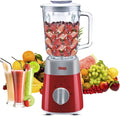 Blender 500W with 1.5L Glass Jar, 2-Speed Countertop Smoothie Maker with Pulse Function, Stainless Steel Blades and Ice Crushing, KJ2038 - image 1