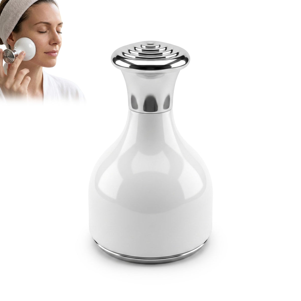 Ice Roller for Face, Mini Reusable Cooling Facial Massager for Eyes, Cheeks, Jawline and Neck, Portable Skincare Tool with Long-Lasting Cold Feel, HD-7113 - image 1