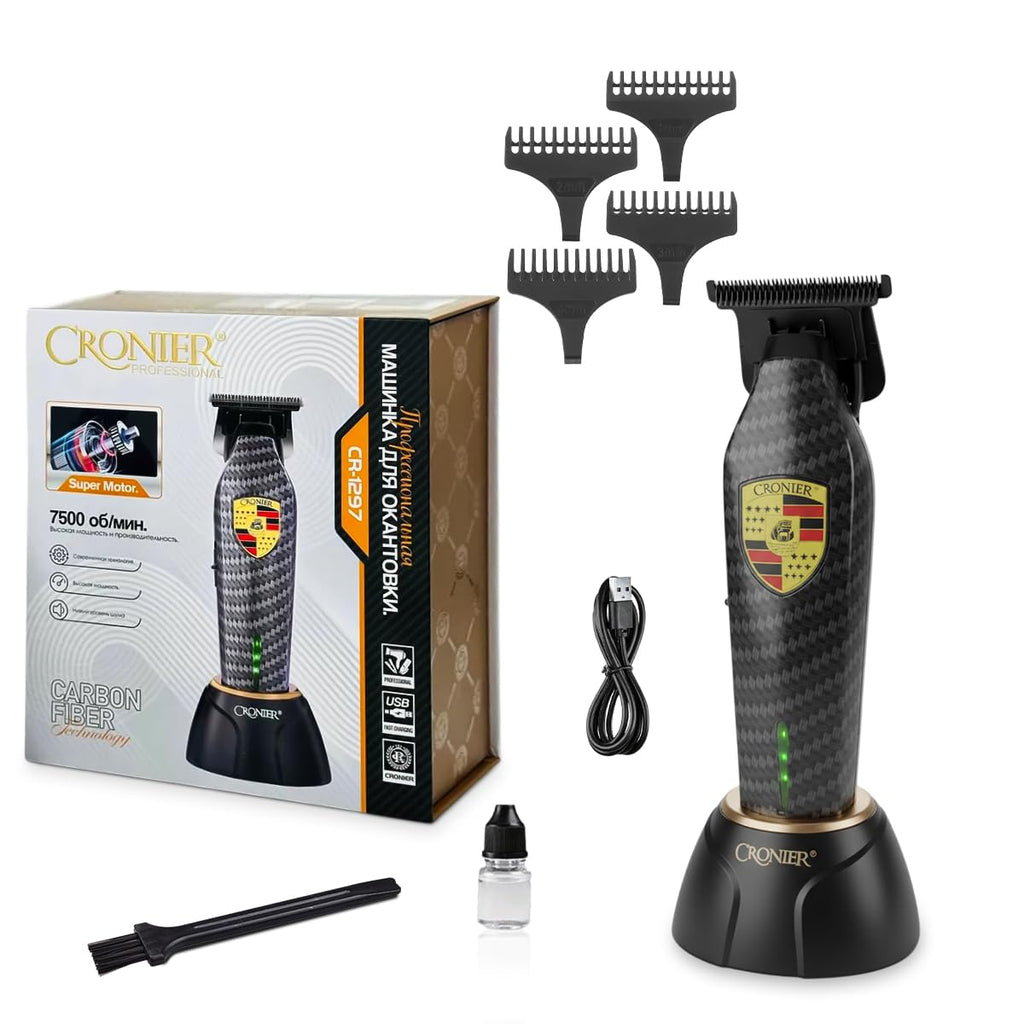 Hair Clipper for Men, stainless steel, cordless, rechargeable, for Gym Travel Work Home - image 1