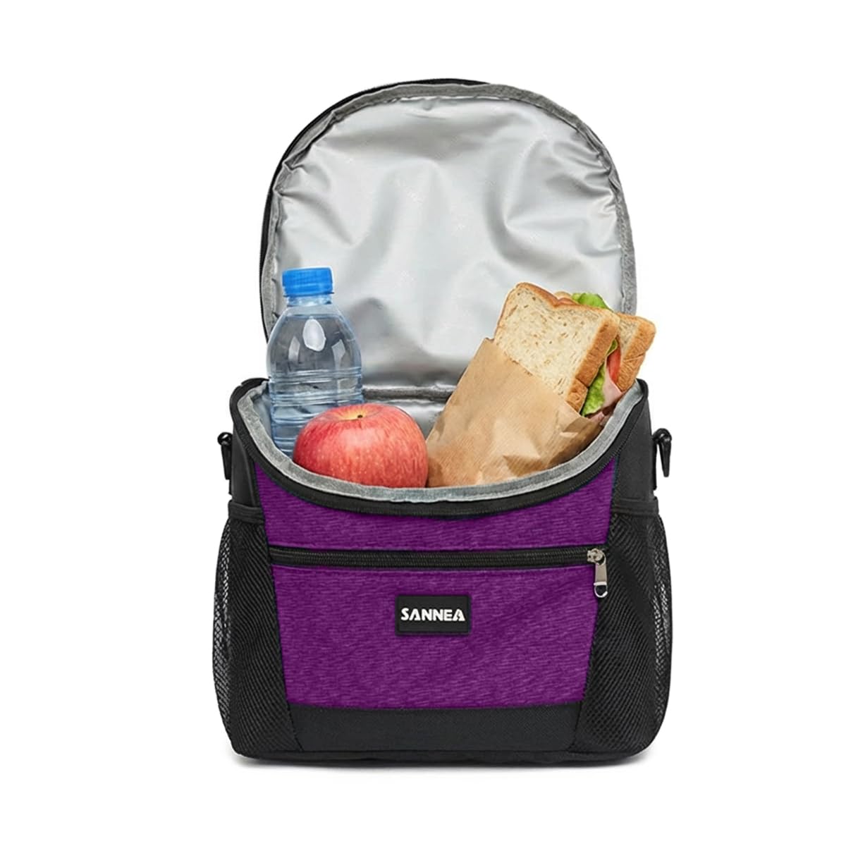 Lunch Bag 9L Insulated Thermal Cooler Tote, Waterproof Leakproof Food Bag for Hot and Cold Meals, Work School Travel Picnic, BB-521 (Purple) - image 1
