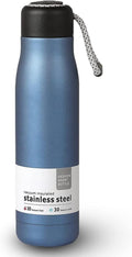 Water Bottle 500ml Stainless Steel Vacuum Insulated Thermal Flask, Double-Wall Leak-Proof Wide-Mouth BPA-Free for Hot Cold Drinks Gym Travel, Blue - image 1