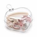 Jewelry Box Organizer for Women, Clear Portable Jewelry Storage Case with 1 Drawer and Compartments for Rings, Earrings, Necklaces and Bracelets (Clear) - image 1