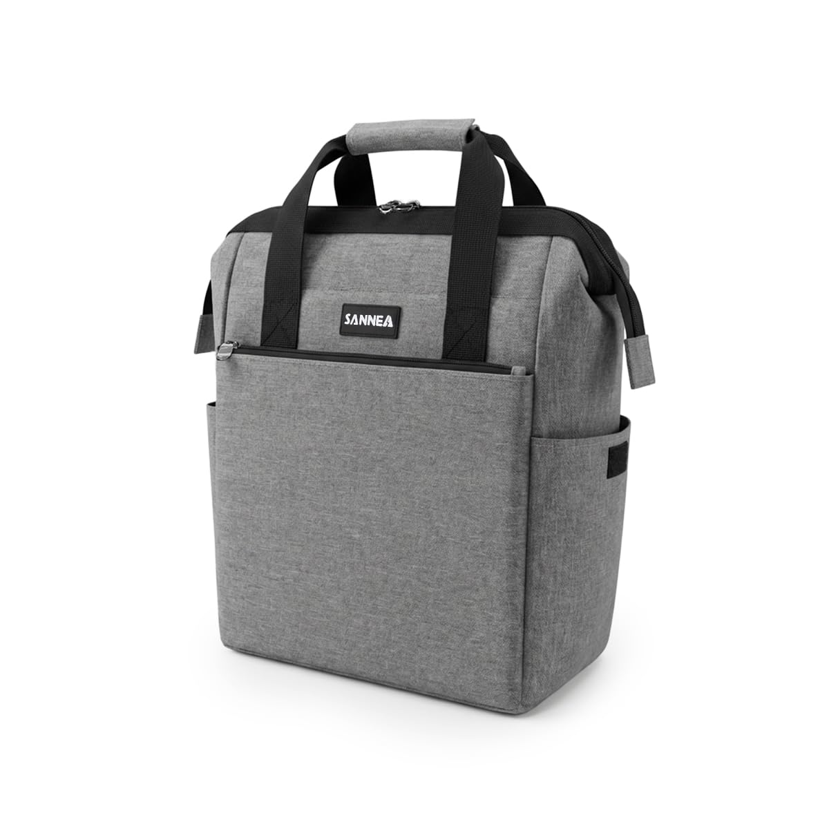 Insulated Lunch Bag 10L Thermal Lunch Box Tote, Waterproof Leakproof Cooler Bag for Hot Cold Food Storage, Work School Travel Picnic, BB-524 (Grey) - image 1