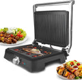 Electric Grill 1800W Indoor Table Grill, Non-Stick Plate, Adjustable Temperature Control, Cool Touch Handle, Drip Tray, Home Cooking KB1049 (Black) - image 1