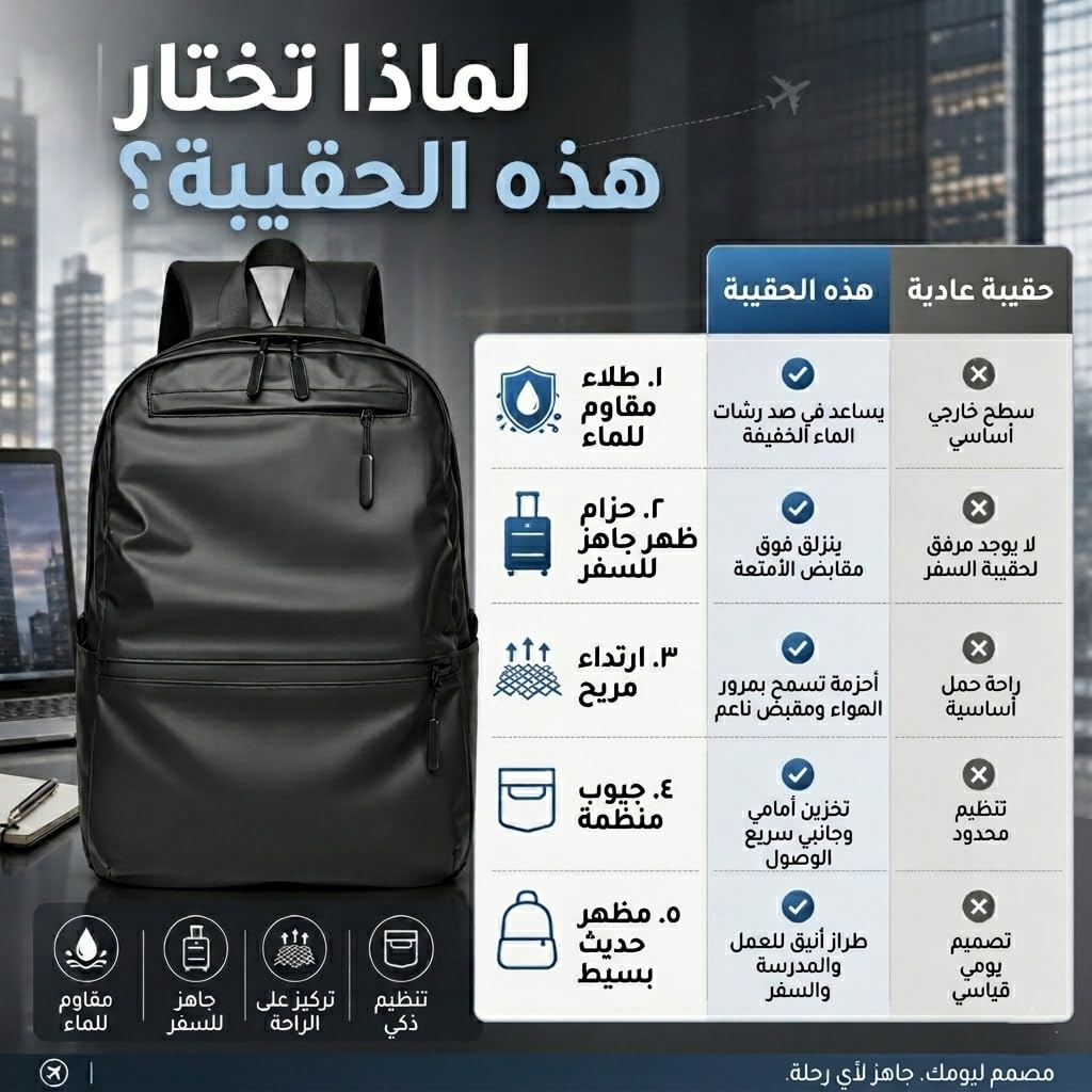 Laptop Backpack with USB Charging Port, Lightweight Nylon Multi-Pocket Large Capacity Travel, School and Work Bag for Men and Women - image 4