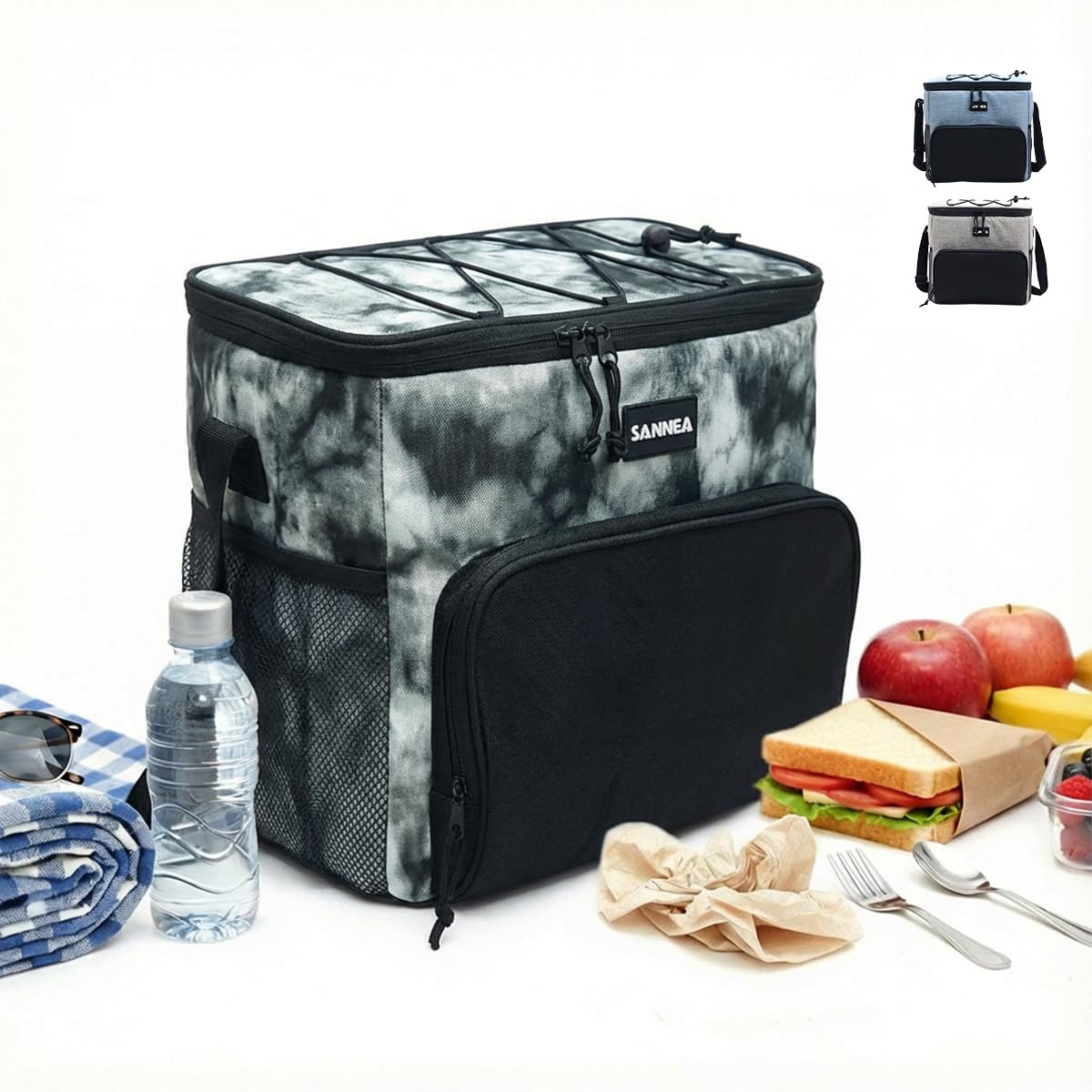 Lunch Bag 15 L, Insulated Thermal Cooler Tote, Double-Lined Waterproof Food Carrier with Adjustable Shoulder Strap for Work, School, Picnic and Travel, BB-514 (Camouflage) - image 1