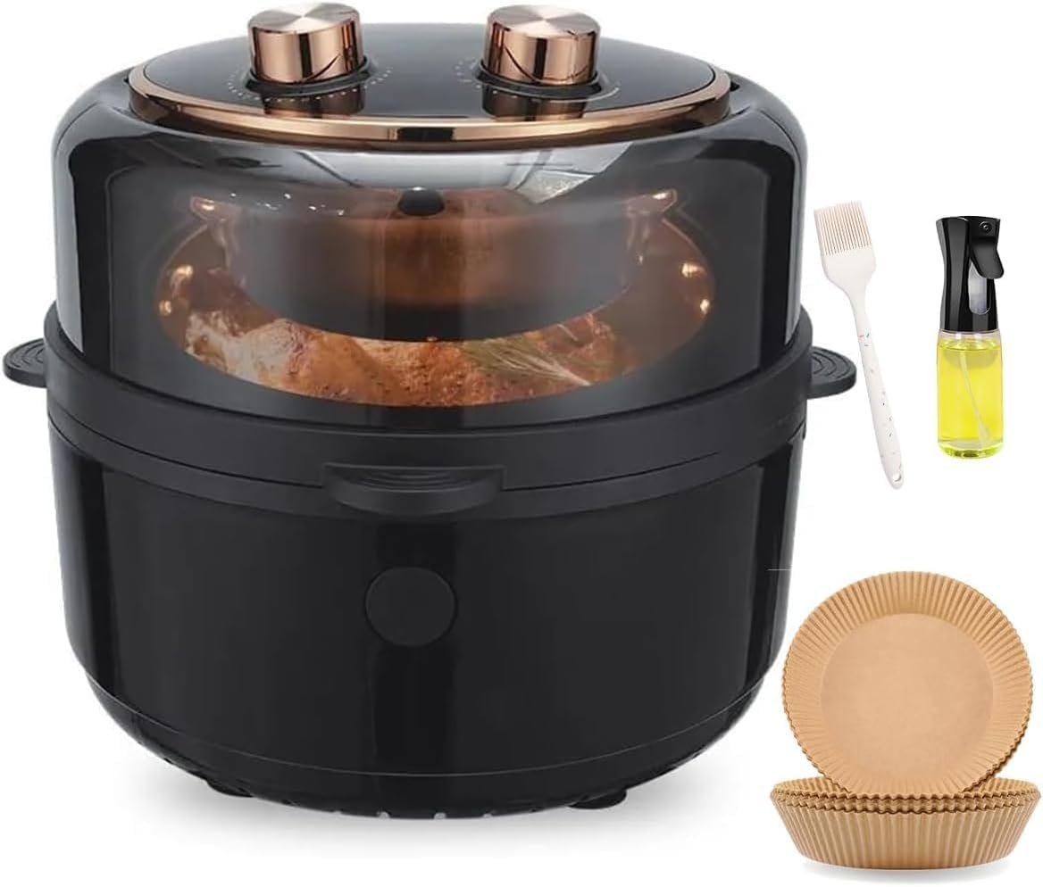 Air Fryer 5.5 L Digital Oilless Fryer, 1350 W Hot Air Cooker with 360° Thermal Cycle, Adjustable Temperature, Auto Timer Shut Off, 3-Piece Accessories Set, KB-2122 - image 1