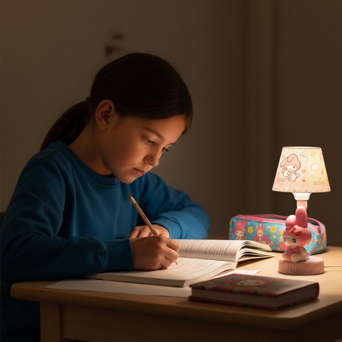 LED Desk Lamp, Multi-Angle Adjustable Foldable Study and Reading Light with Power Switch and Soft LED Illumination for Bedroom, Office and Home, Dark Pink - image 6