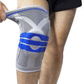 Knee Compression Sleeve Brace, Non-Slip Silicone Grip Knee Support for Running, Basketball, Weightlifting, Gym, Men and Women, KN0012 (XL) - image 1