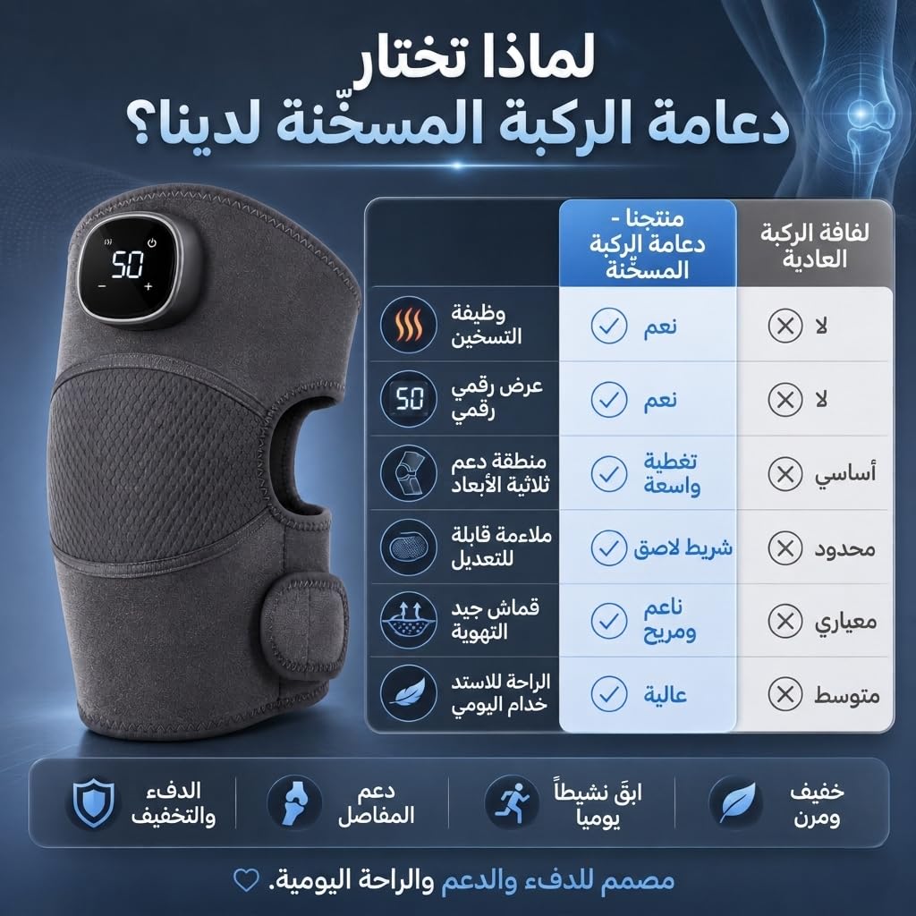 Knee Massager with Heat and Vibration, Cordless Adjustable Wrap for Daily Comfort and Relaxation at Home, Office and Travel, Grey - image 4