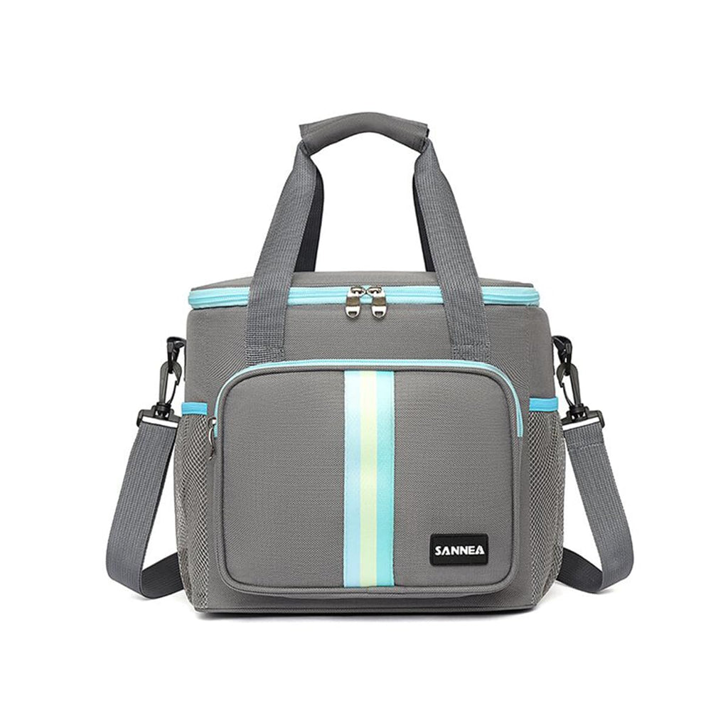 Lunch Bag 15 L, Insulated Thermal Cooler Tote, Waterproof Leakproof Food Storage for Hot and Cold Meals, Work, School, Picnic and Travel, BB-529 (Grey) - image 1