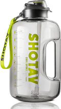 Water Bottle, BPA-Free, Leak-Proof, and Time Marker for Fitness, School, and Outdoor Adventures, 1500 ML - image 1